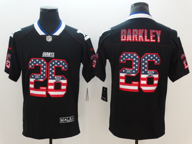 Men's New York Giants Saquon Barkley #26 Black Jersey